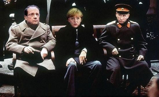Меркель и Олланд уже в Кремле - переговоры начались и продолжались 3 часа