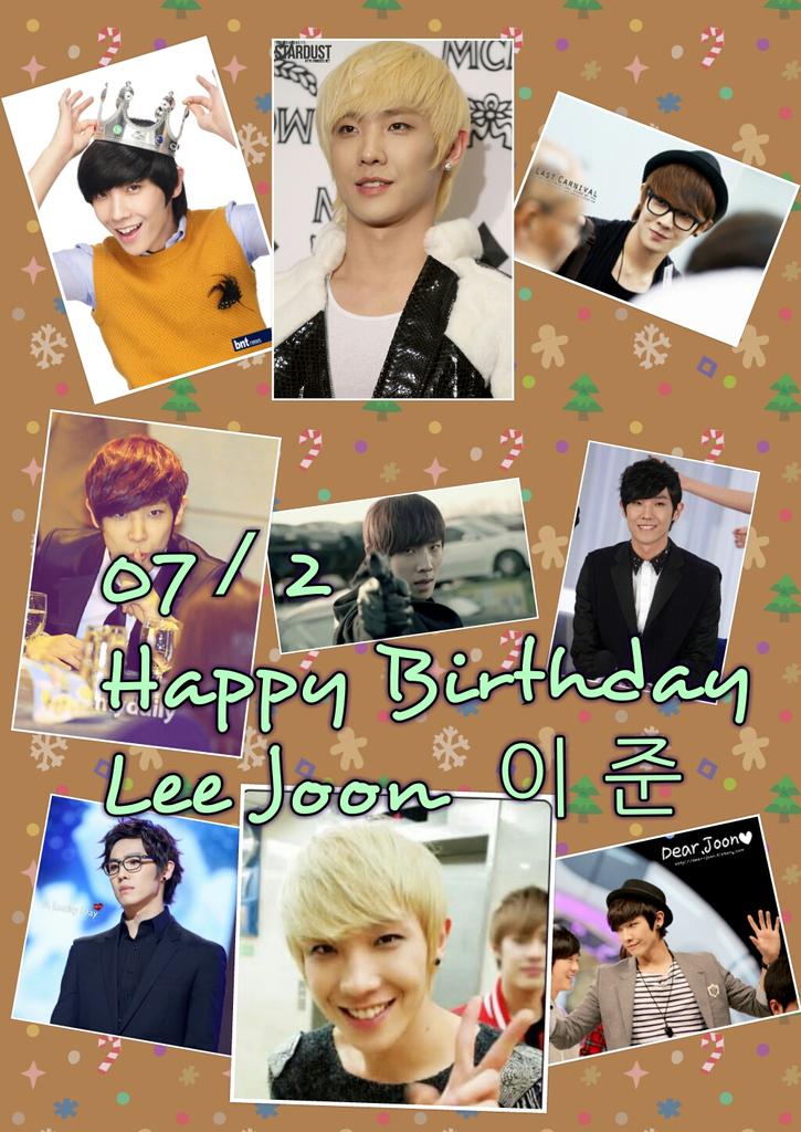  Happy BIrthday Lee Joon love you forever    