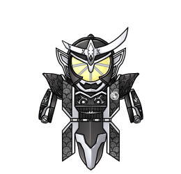 @hiyayakko428 ちなみにライドウェアとアームズは分けて作ってあるので、
鎧武バナナアームズやドングリ、ドリアンアームズなんかもやろうと思えばできたりします。

そして忘れていたブラックジンバー。 