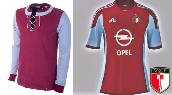 FKRotterdam's tweet photo. Leuk bericht op @WZFeijenoord. Adidas zou dit shirt overwegen, waar #Feyenoord (Wilhelmina) ooit in speelde. http://t.co/zgXGXnccv9