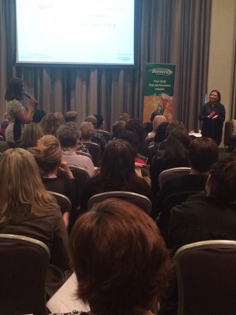 Harmoniatweets's tweet image. The audience have found their spark &amp;amp; share with @NorahCasey what and who they want to be! #sparkwithin #inspiring