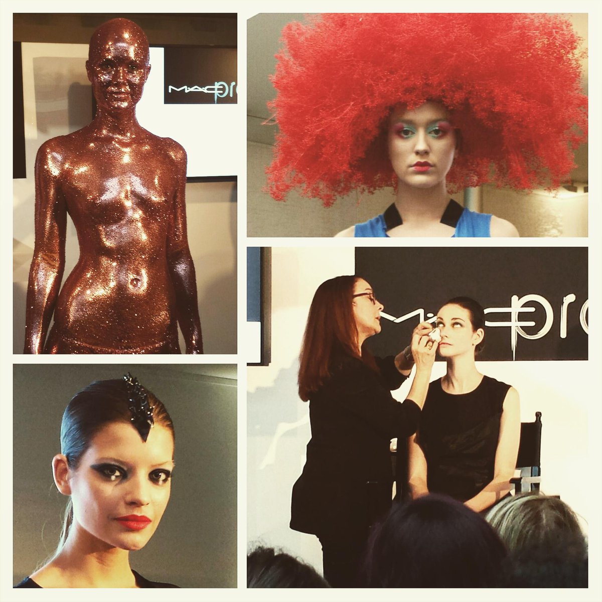 SybilleDB's tweet image. What a wonderful experience! Masterclass by the legendary @FrancescaTolot! Better known as #Beyonce's makeup artist!