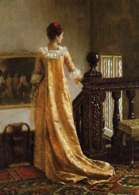 'The Golden Train' : #EdmundBlairLeighton 1891