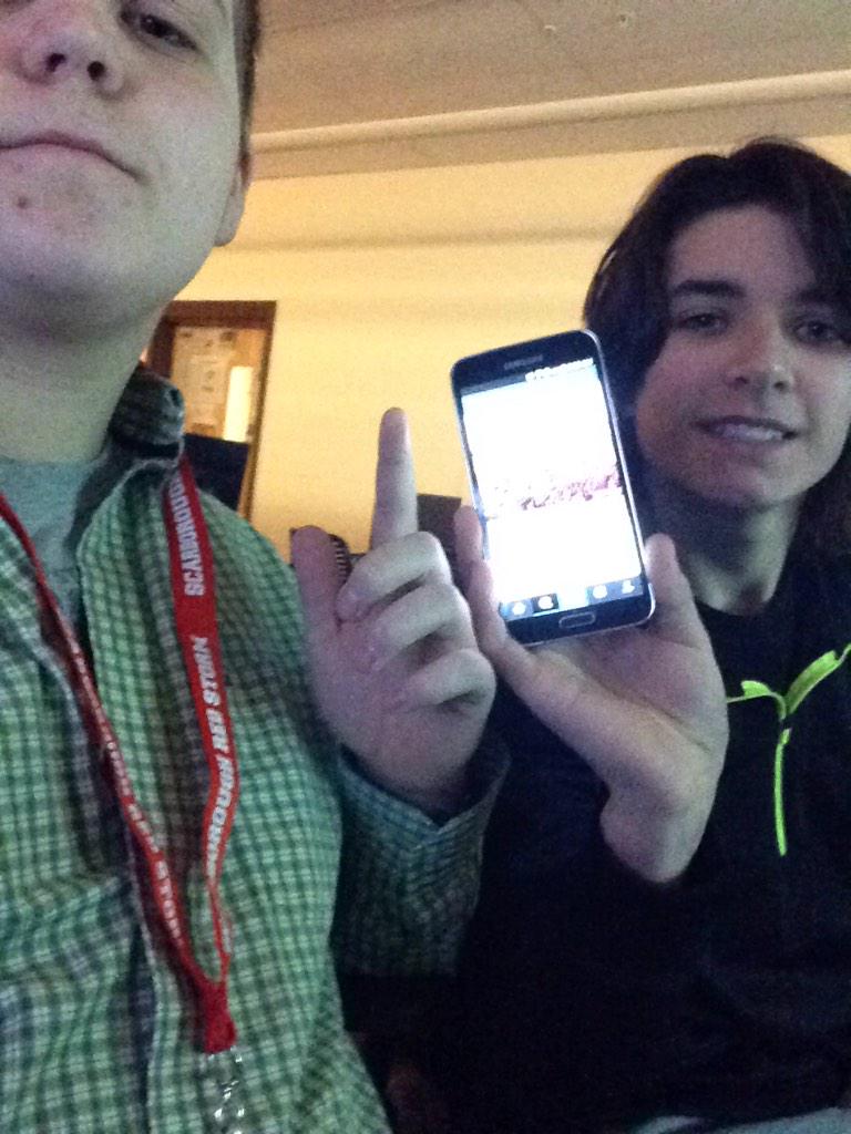 redstormschool1's tweet photo. Here's a quick pic of the sweet lanyards ft. @drewkane37 @nadeau_cody http://t.co/FPMHFFOjrh