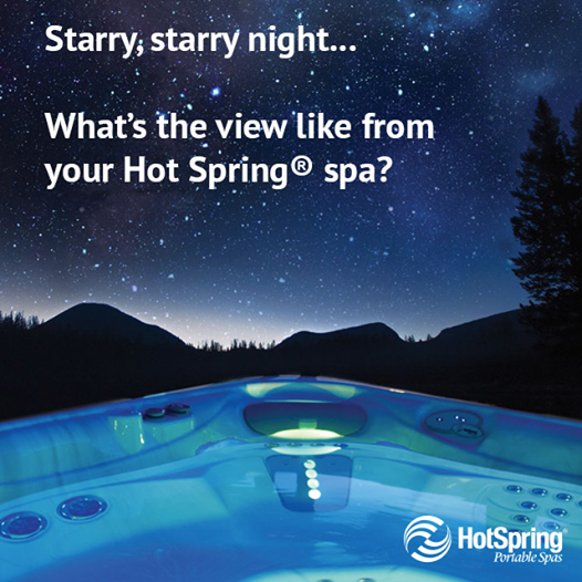 What's the view like from your #spa? <a href="/HotSpringSpas/">Hot Spring® Spas</a> #SpaLife #TImeToRelax