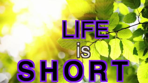 Womenworking's tweet photo. Life is short, so live your life fully! Check out our new video: http://t.co/VxWyZommFv http://t.co/CC6YSQzYQP
