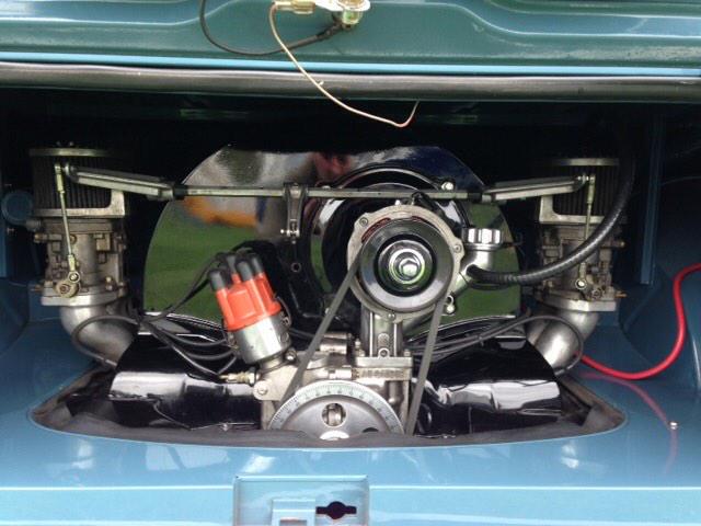 Polished the #engine bay over the weekend #vw #splitscreen #campervan