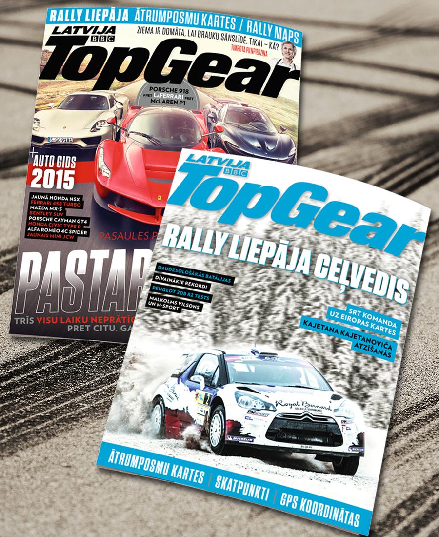 Ja brauc uz <a href="/LVRally/">Tet Rally Latvia</a>, neaizmirsti paķert <a href="/TopGear_LV/">TopGear Latvija</a> žurnālu ar ātrumposmu kartēm. <a href="/FIAERC/">FIA European Rally Championship</a>
