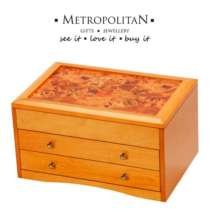 Metrogifts's tweet image. An outstanding jewellery box featuring a delicate floral pattern on a natural wood finish: amzn.to/1GZ60ku