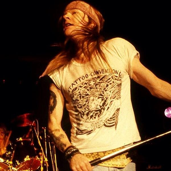 Happy Bday GNR frontman Axl Rose! The sound of our youth, visit their hall of fame page here  