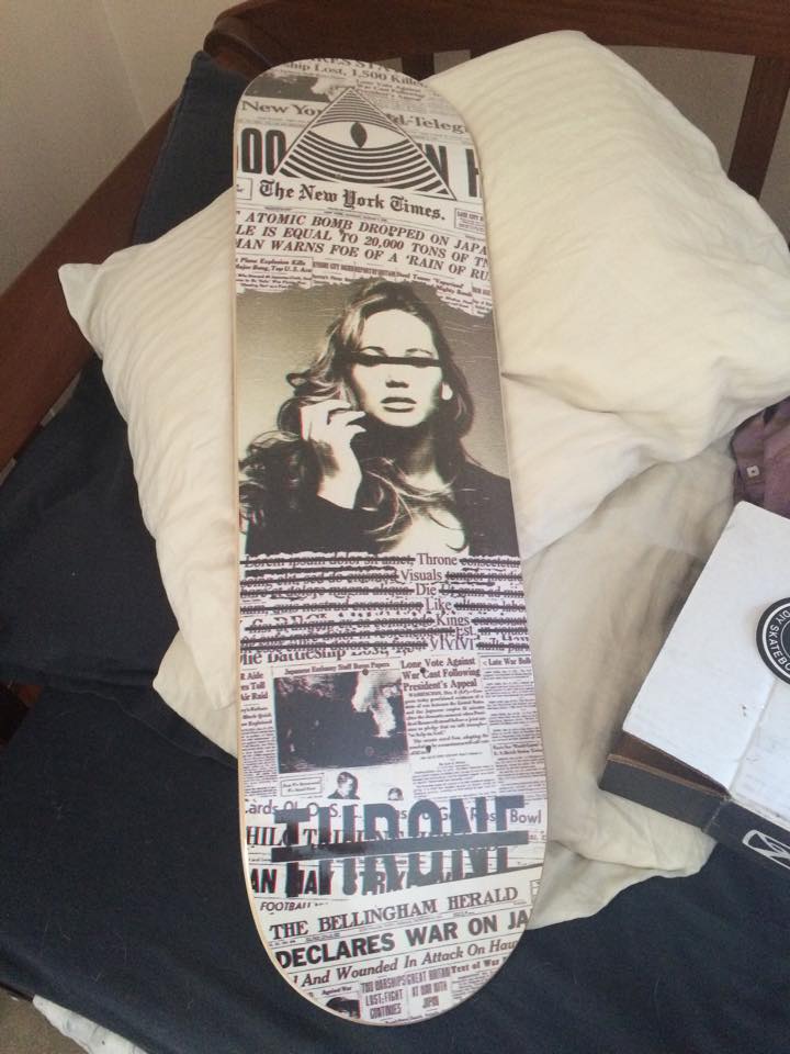 BillyPlacehold's tweet photo. Look what came in the mail!! Can't wait to skate this bad boy (girl?) @thronevisuals @boardpusher http://t.co/CgEkgAGHob