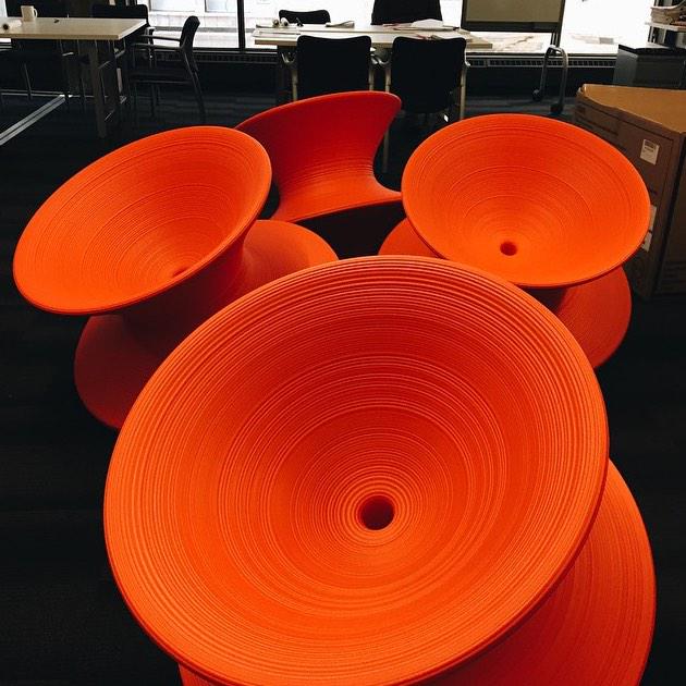 ARCTURIS_'s tweet image. The @HermanMiller Spun Chairs made their studio debut. #spunchair #designstudio