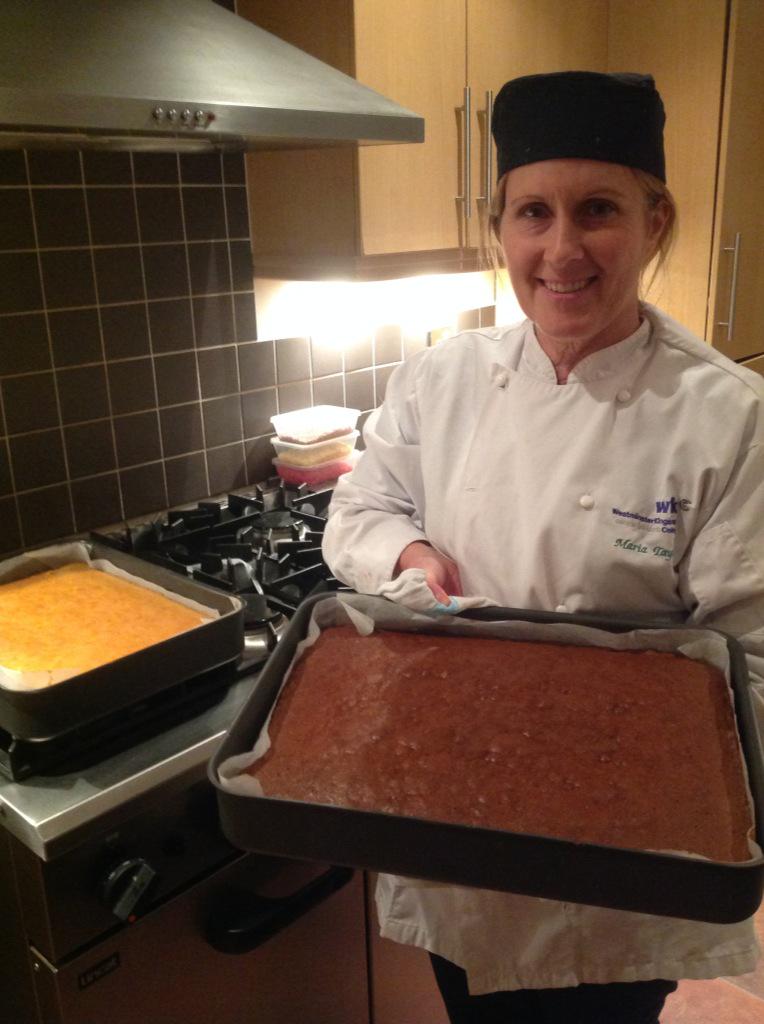 Mimis going #oldskool #acklamvillagemarket preparing tray bakes served with hot custard @AcklamVillage tomorrow!