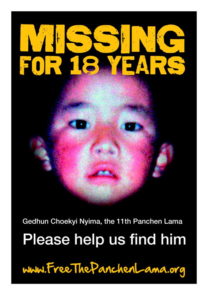 Kleen_Kut_T's tweet image. #FreeThePanchenLama #EndTibetanPersecution #PanchenLama #FreeTibet #MissingForEighteenYears #KidnappedAtSix
