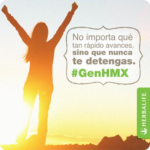 HerbalifeHQMX's tweet photo. Piensa qué persona quieres ser, qué proyección de futuro quieres tener y no te detengas. Tú eres #GenHMX http://t.co/VEu17x8ieJ