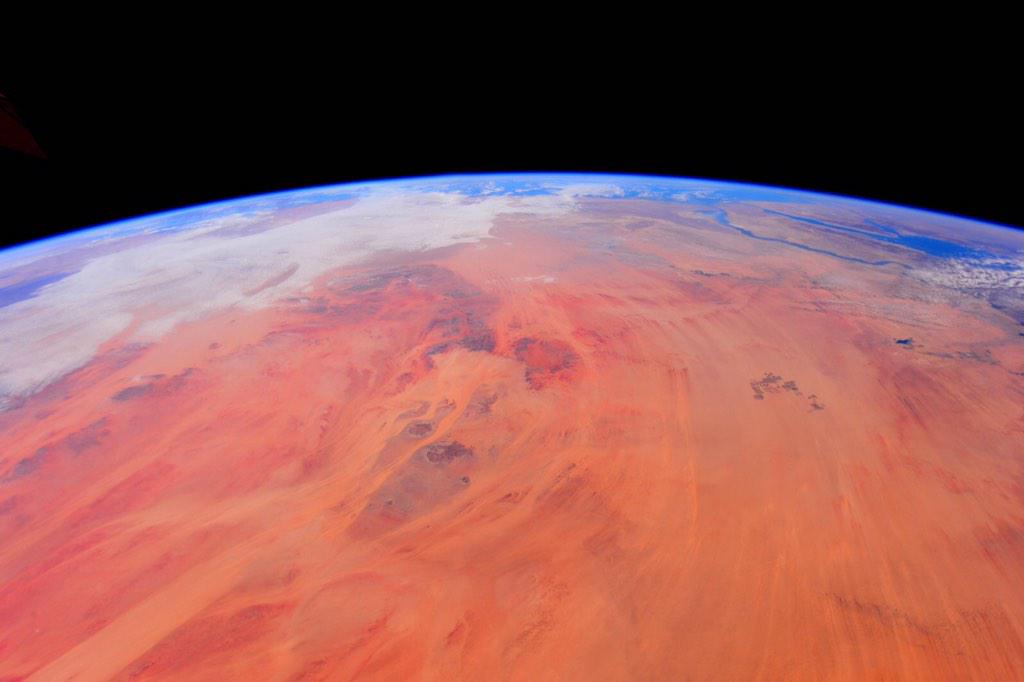 “As far as the eye can see #Africa” #AstroButch