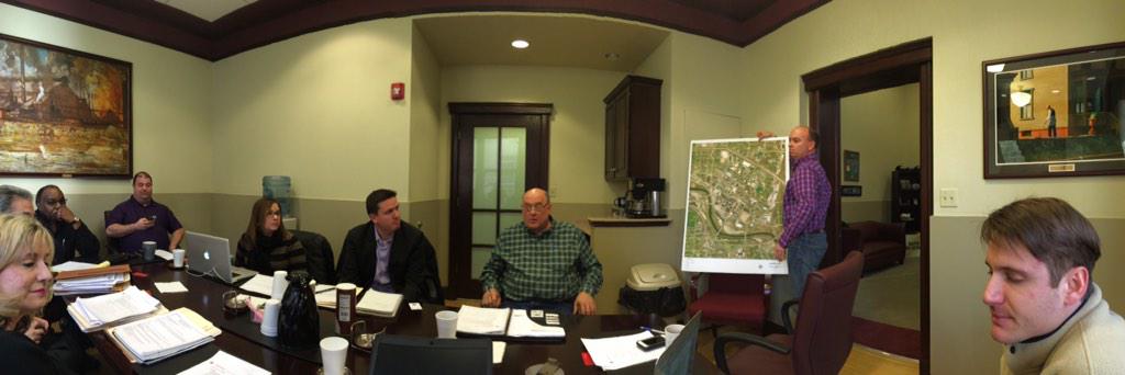 CityofYOU's tweet photo. WayFinding initiation meeting! Get the work done! @MayorMcNally http://t.co/LB2aRA8nOR