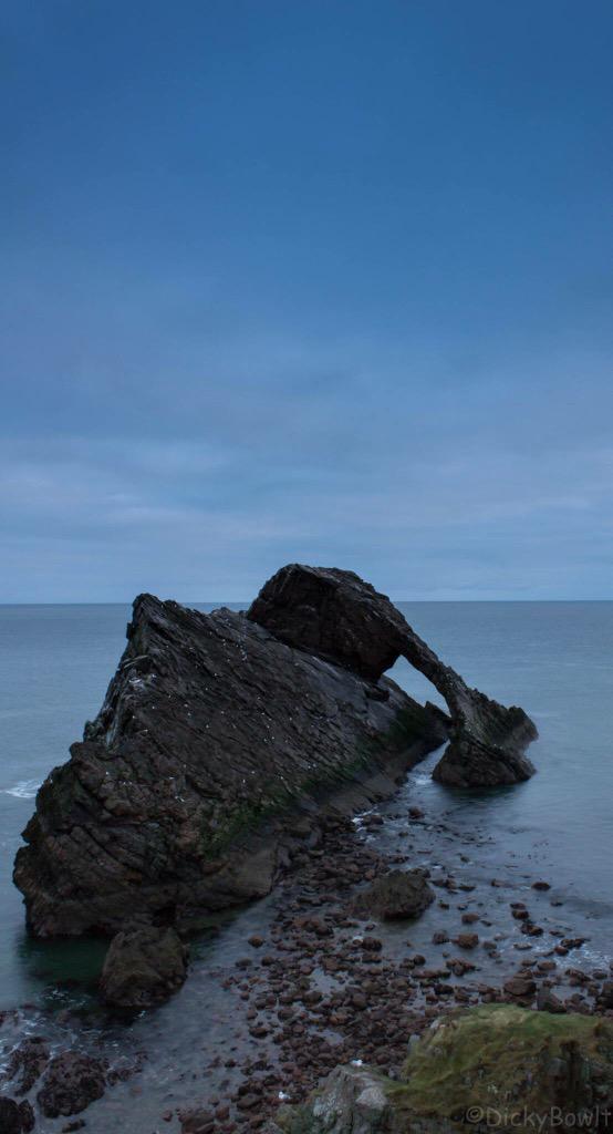 dbowlt's tweet image. Bow Fiddle Rock at portknockie #moray early morning hoping for a better sunset #coast #rock