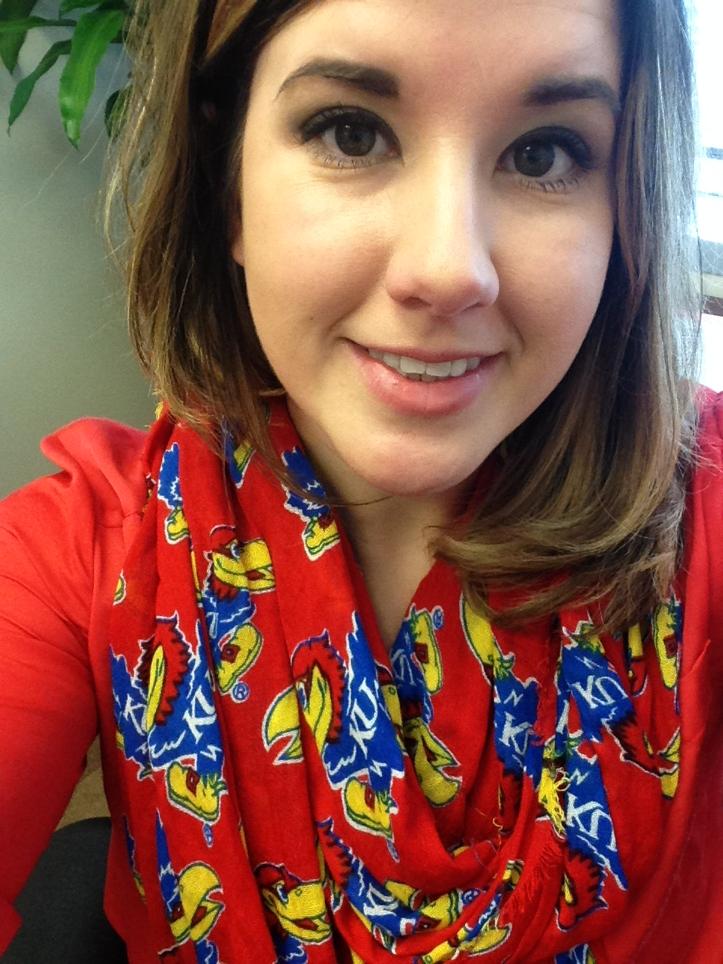 Kansas_beth's tweet photo. Going RED for women today! #GEHouston #GoRed http://t.co/7Ri4tZ7GpB