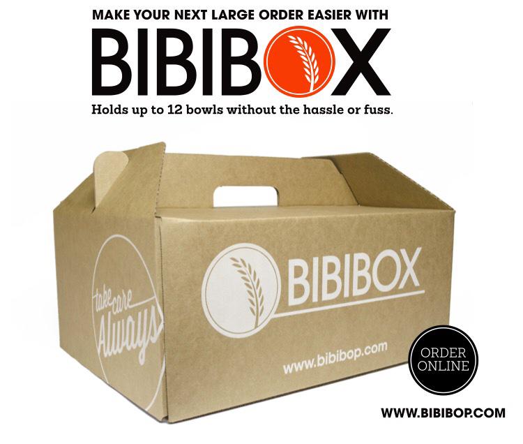 BIBIBOPGrill's tweet photo. If you have a group order of 6 or more we have an easy solution for you to tote does delicious BIBIBOP'S! #bibibox http://t.co/7pRJshhksG