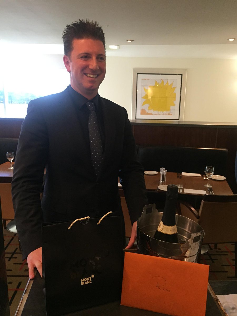 hiheathrow's tweet photo. Farewell to our Director of Sales, Ross, who is joining our sister property @HIHeathrowM4J4. Thnx 4 the laughs.#RBDL http://t.co/HTbUwRzK8z