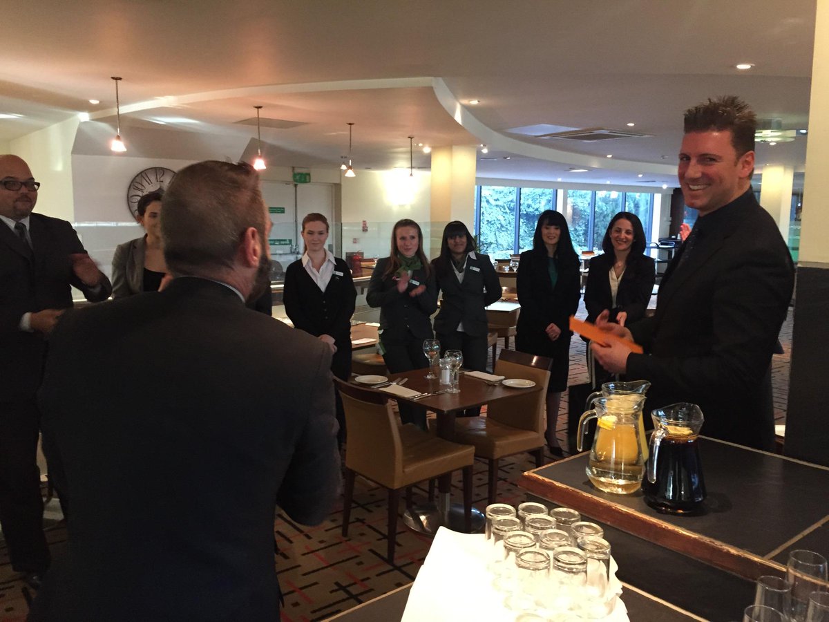 hiheathrow's tweet photo. Farewell to our Director of Sales, Ross, who is joining our sister property @HIHeathrowM4J4. Thnx 4 the laughs.#RBDL http://t.co/HTbUwRzK8z