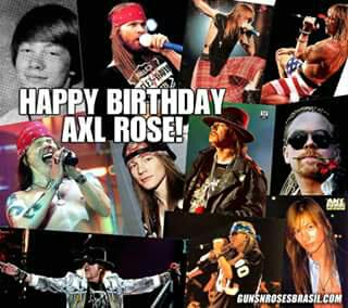Happy Birthday Axl Rose 