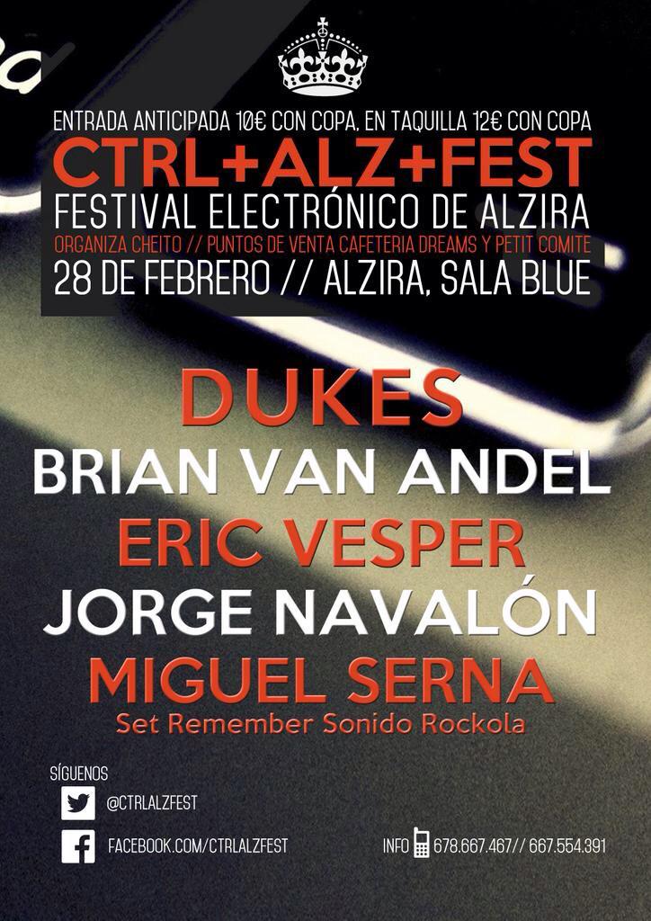Dukesshow's tweet photo. Gustaco y ganacas de ir a Alzira! 28 de Febrero @CtrlAlzFest #TwoMenOneParty http://t.co/8hAjmotCGs