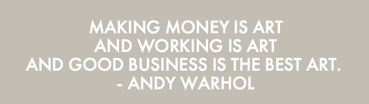 My 1st book, The Money of Art, comes out on 3/6. For Artists who want to get paid. Join us themoneyofart.com