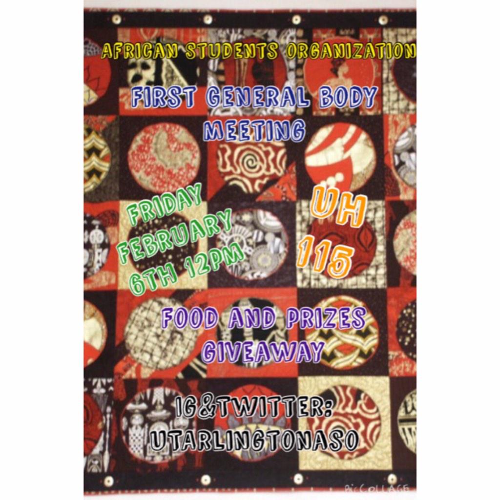 Tobenna_King's tweet image. #Uta @utarlingtonaso meeting today UH 115 #SupportASO #UTA19