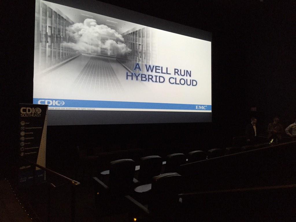 DaveBrownClt's tweet photo. Wrapping up the week with a Hybrid Cloud session at The Epicenter. #cdisoutheast #HybridCloud #EMC #CDILLC http://t.co/SQwL56rCl6
