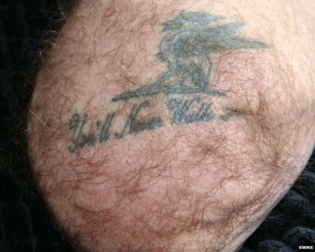 BBCSport's tweet photo. Liverpool fan's tatoo changes to 'You'll Never Walk' after leg amputation http://t.co/m82irlrUAO http://t.co/SSWFj6yzPU