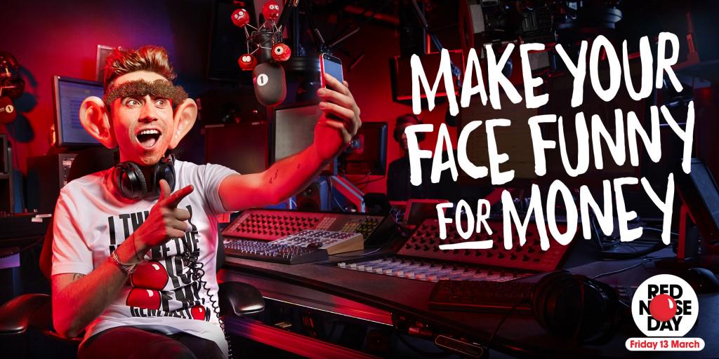 PeterBaileyUK's tweet photo. Check you out @grimmers in this ad shot by @KelvinMurrayCo for @comicrelief #rednoseday #grimmers #nickgrimshaw http://t.co/1gUOAzRt2F