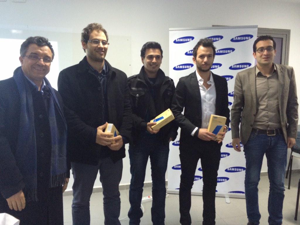 ImPartnerYSB's tweet photo. And the winner is: GPS Accident Assistant! #PitchWinner #SamsungFastTrack @Samsung_Tunisie @EspritTN #startup #IT http://t.co/yeyf0yGOLN