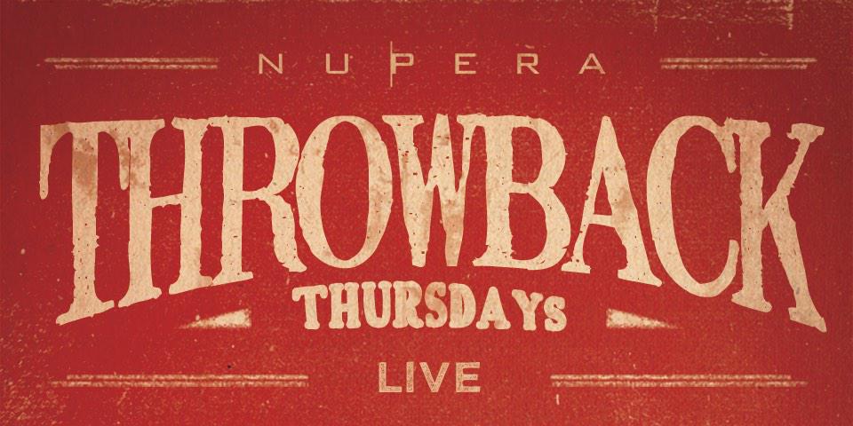 Nupera “Throwback Thursdays” Live, 12 Şubat Perşembe gecesi Multitap'ı ağırlamaya hazırlanıyor. #nutbt #multitap