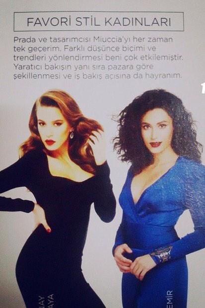 Elele dergisi Şubat sayısında belirlenen 'Favori Stil Kadınlar' 💥💎 #SerenaySarıkaya #HandeDoğandemir