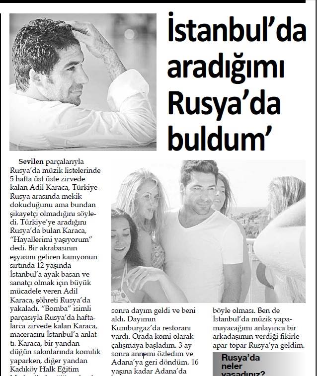 adilkaracatr's tweet image. İstanbul'da aradığımı Rusya'da buldum..