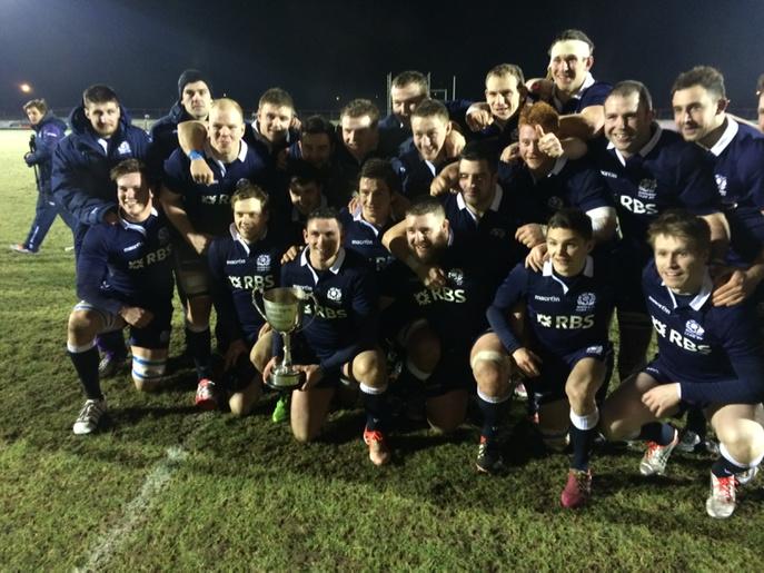 Our Dalriada Cup winners, Scotland Club XV 23-18 Ireland Club XV #backingblue #AsOne