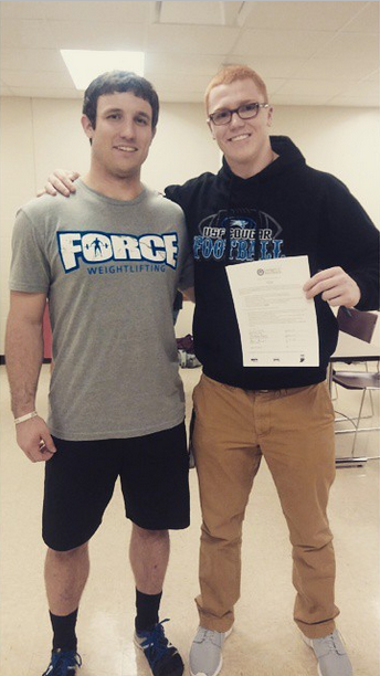 ForceFitness's tweet photo. So proud of Devin Green signing his letter of intent to play football for the St. Francis Cougars! #beforcefit http://t.co/MDDfbTCpFD