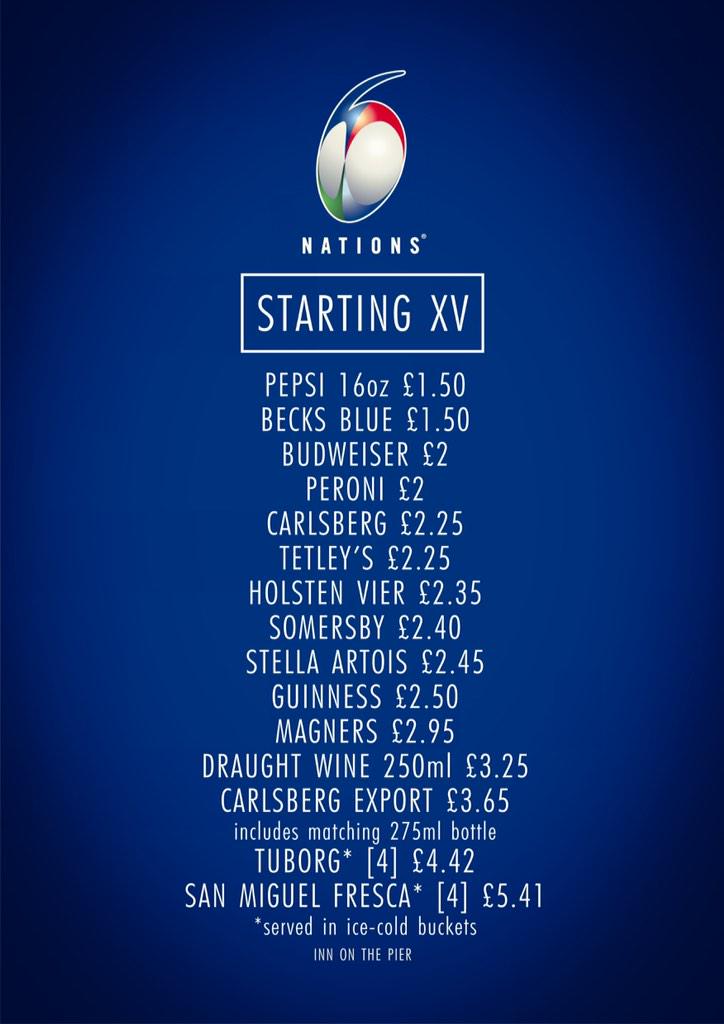 RoyalPier's tweet image. Come and introduce yourself to our #StartingXV for #WALvENG at Inn On with #FreeHotDiggityDogs at ½ time!