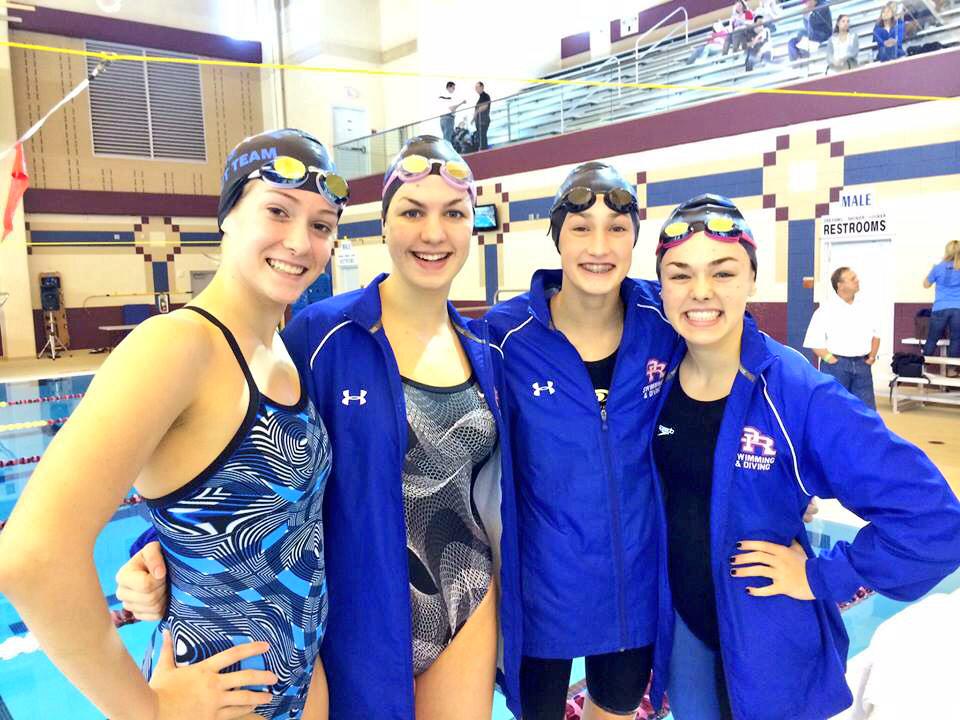 hensoemi's tweet photo. Takin names and breaking records this morning with these lovely ladies💙🏊❤️ #orhsswim http://t.co/5a1KuBCHGv