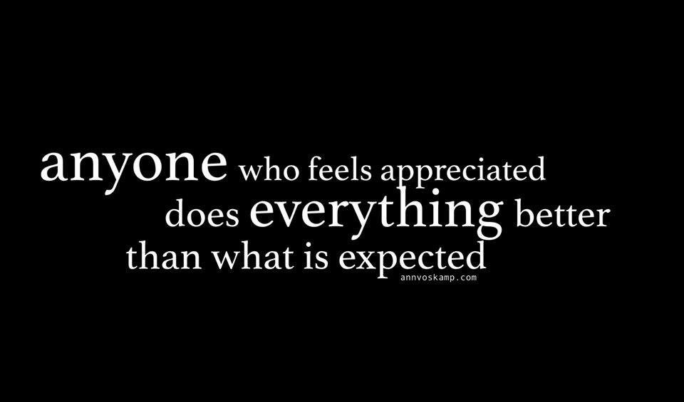 Tell someone you appreciate them today! <a href="/AnnVoskamp/">Ann Voskamp</a>