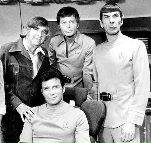 bkontheair's tweet photo. #StarTrek behind the scenes. @startrekfans_1 @STLivesForever @StarTrek @WilliamShatner @TheRealNimoy http://t.co/u702Op6sIj