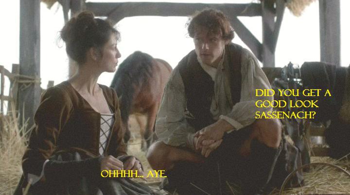 barbaramills1's tweet photo. "@meaversch: #Outlander #4draughtlaner #jamiefraser #ClaireFraser #LoveAGinger http://t.co/MKrGMtYA98"
Distracted? Totally understand