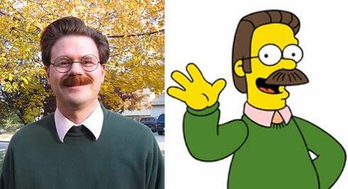 SonParecidos's tweet photo. ParecidsRazonables Ned Flanders. Hola holita vecinito. http://t.co/JnpePbv0el
