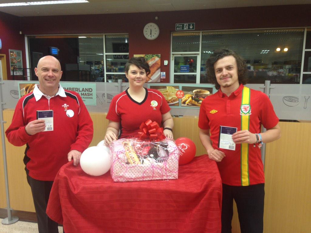 Raising money for British Heart Foundation and giving customers an opportunity to win a valentine hamper <a href="/WalshMandy/">Mandy Walsh</a>