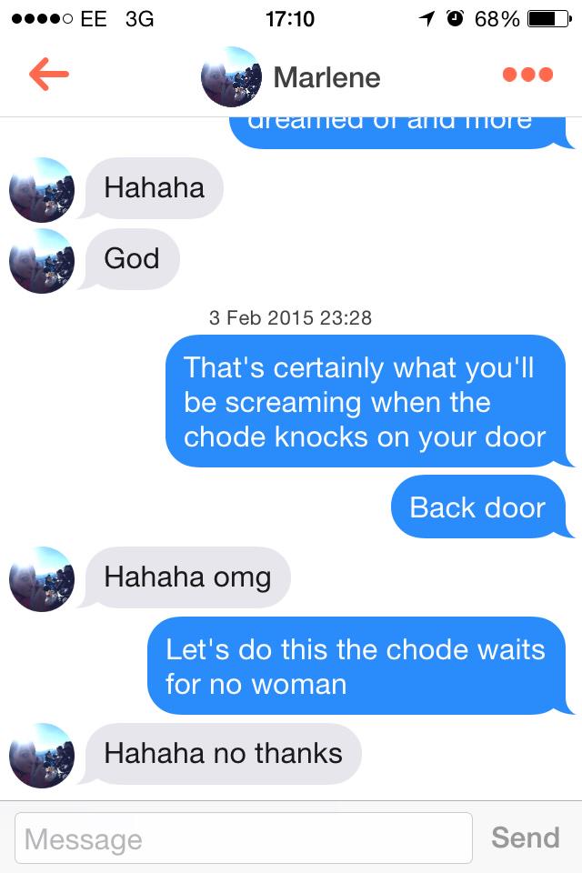 TinderChode's tweet photo. #UnsuccessfulChode http://t.co/lj486WMoEe
