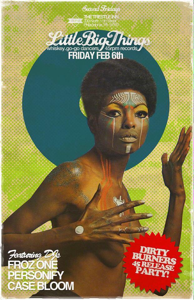 piaercole's tweet photo. Then release party 4 #dirtyburners 45 @RBMBoots Little Big Things w/ brilliant crew @casebloom @dj_personify #froz1 ! http://t.co/VSUprHFbt2