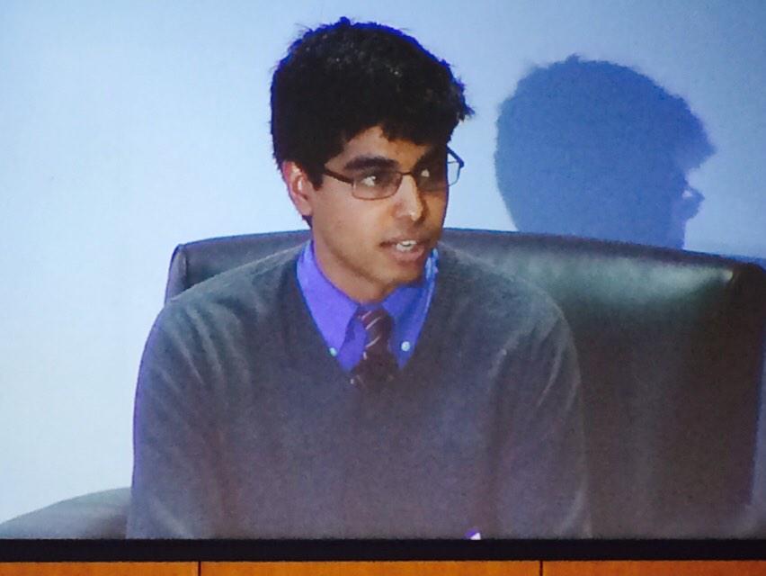 Julie_Flory's tweet photo. Empathy key to breaking down stereotypes, says junior Shyam Akula on "Moving Beyond Stereotypes" panel. #WashUVoices http://t.co/Kusxe72lsw