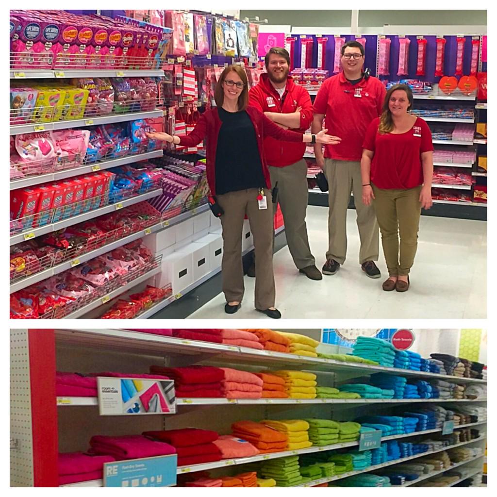 MindyReher's tweet photo. Amazing City Target PTM swagger! #inthestoreonthefloor #raisingcomps @taykwent @BrentBebee http://t.co/7lDgxbAei3